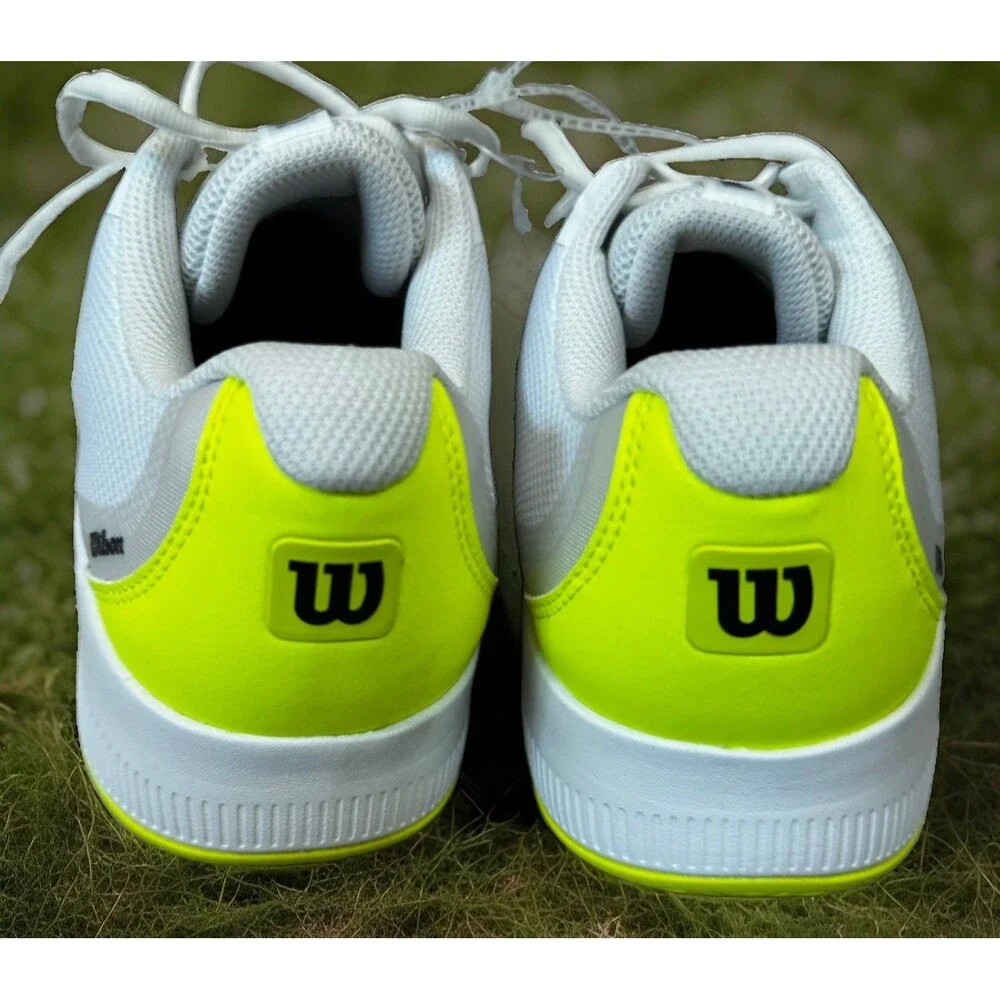 Wilson Womens Sz 10 Intrigue Lite WRS335830 Tennis Shoes White Yellow Navy